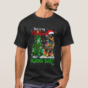 Cool Australian Cattle Dog Christmas Tree Lights S T-Shirt