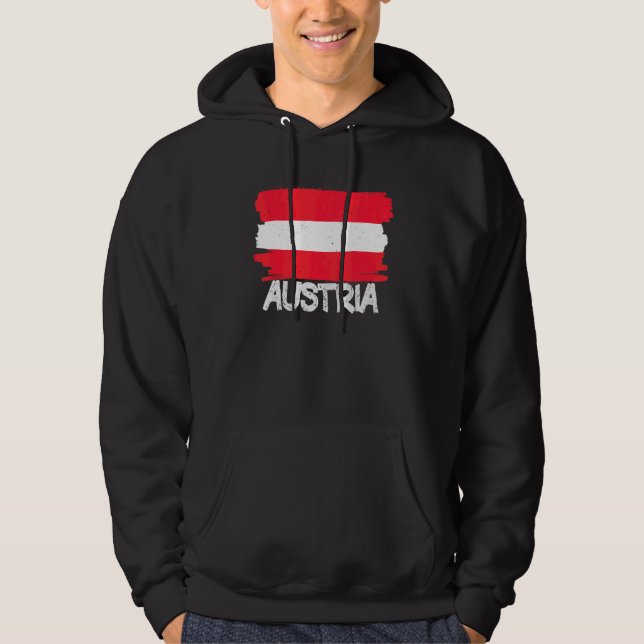 Cool Austria Flag Hoodie (Front)