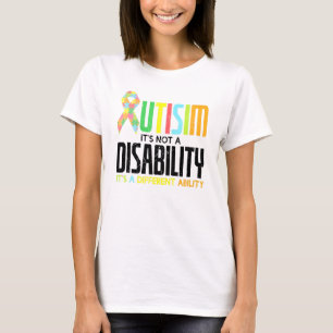 Cool Autism No Disability Just Another Ability Car T-Shirt