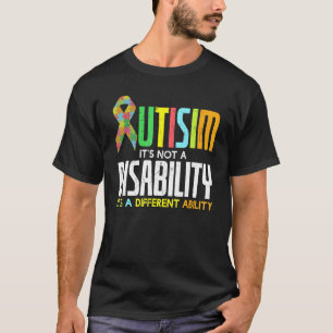 Cool Autism No Disability Just Another Ability Car T-Shirt