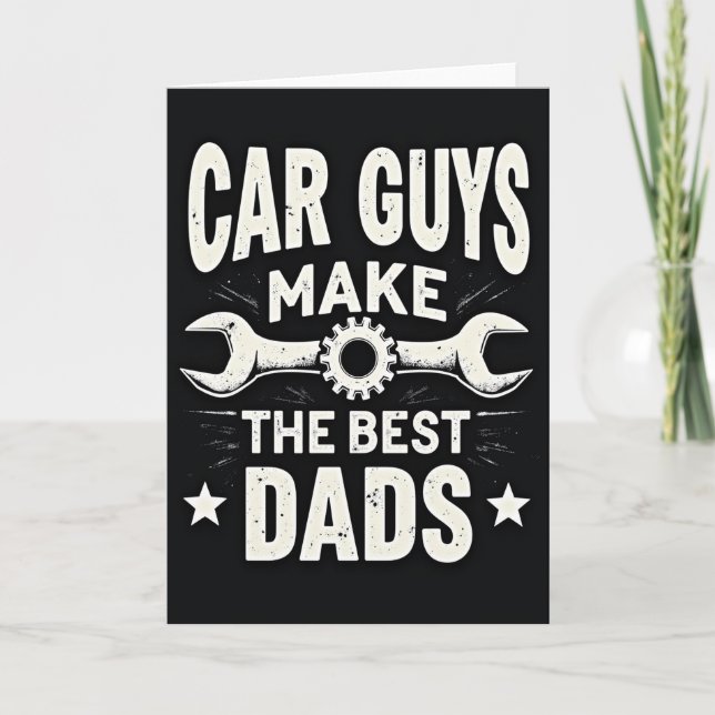Cool Auto Dads Day Card (Front)