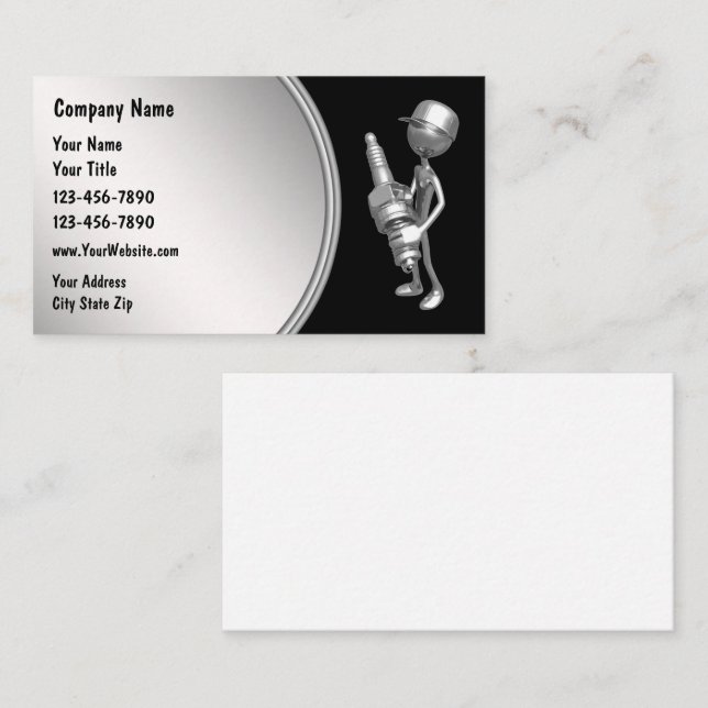Cool Automotive Business Cards (Front/Back)
