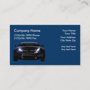 Cool Automotive Business Cards