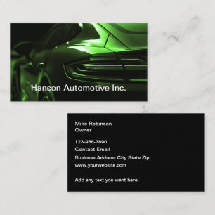 Cool Automotive Business Cards Design
