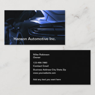 Cool Automotive Business Cards Design