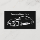 Cool Automotive Business Sports Car Business Card<br><div class="desc">Automotive cool business cards designed with a cool car on the front and your contact and business information on the flip side. Designed for an auto body collision shop,  auto detailing,  or auto repair service.</div>