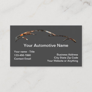 Cool Automotive Business Theme Calling Cards