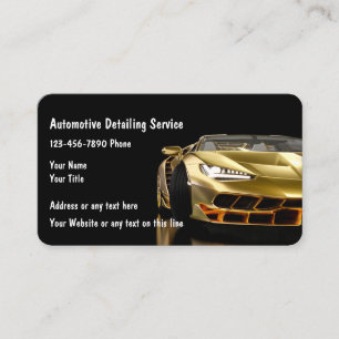 Cool Automotive Collision Auto Body Professional Business Card