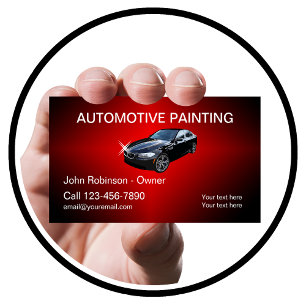 Cool Automotive Painting Business Card