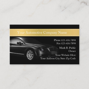 Cool Automotive Professional Business Cards