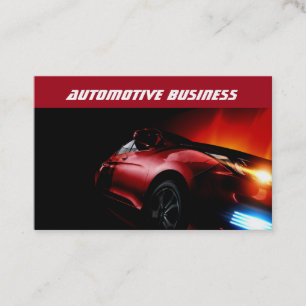 Cool Automotive Theme Business Cards
