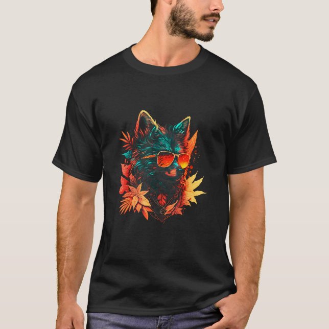 Cool autumn Baby Wolf T-Shirt (Front)