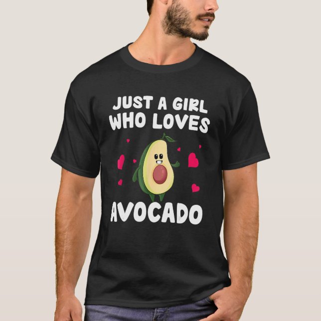 Cool Avocado For Women Girls Guacamole Keto Guac F T-Shirt (Front)