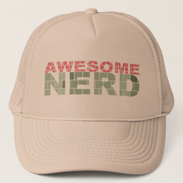 Cool Awesome Nerd Hat (Front)