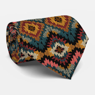 Cool Aztec pattern tiled  Tie