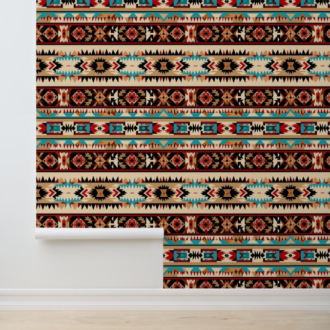 Cool Aztec Western tiled pattern  Wallpaper (Application)