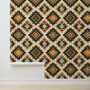 Cool Aztec Western tiled pattern  Wallpaper