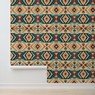 Cool Aztec Western tiled pattern  Wallpaper
