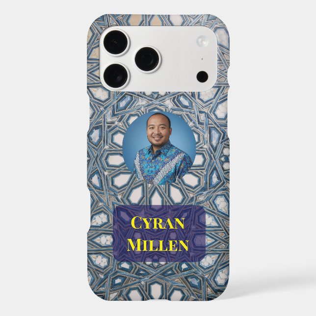 Cool Azure White Mediterranean Tile (Back)