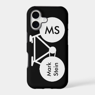 cool b&w personalised bicycle modern design