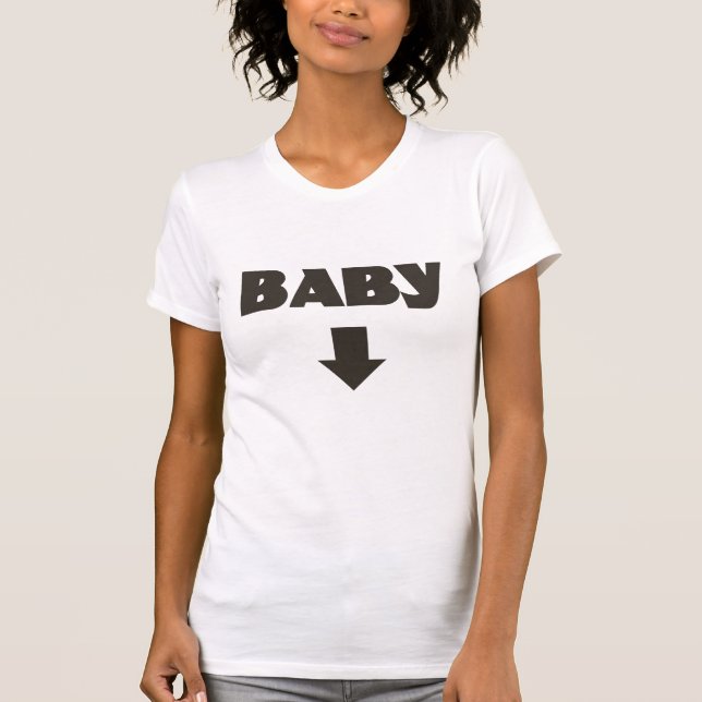 Cool Baby Arrow Maternity T-Shirt (Front)