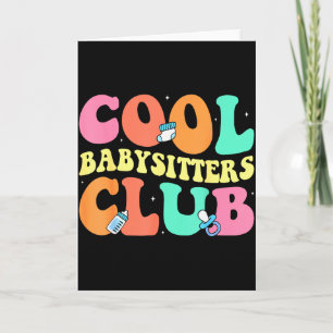 Cool Babysitters Club - Groovy Design Babysitter B Card