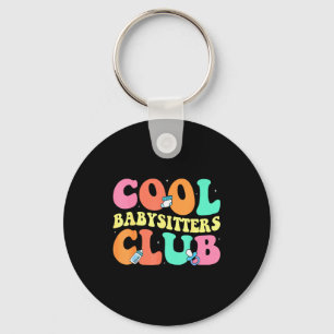 Cool Babysitters Club - Groovy Design Babysitter B Key Ring