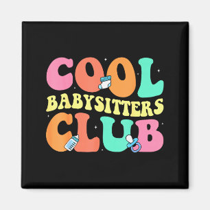 Cool Babysitters Club - Groovy Design Babysitter B Magnet