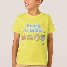 Cool Back‑to‑School Boys Yellow Tee