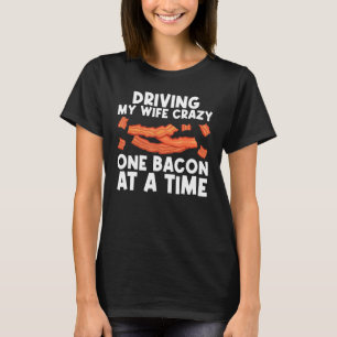 Cool Bacon Art For Men Dad Pig Pork Strips Breakfa T-Shirt