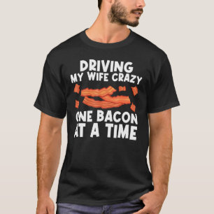 Cool Bacon Art For Men Dad Pig Pork Strips Breakfa T-Shirt