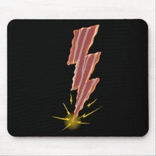 Cool Bacon Design For Men Women Kids Meat Food Bac Mouse Mat