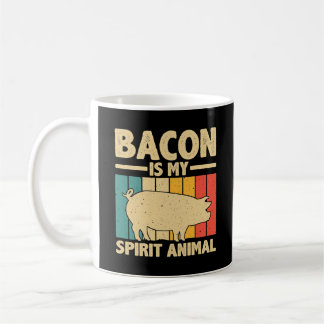 Cool Bacon Men Women Kids Bacon Pig Pork Lover Coffee Mug