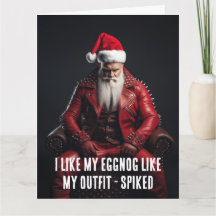 Cool Badass Santa - Spiked Eggnog Spiked Outfit