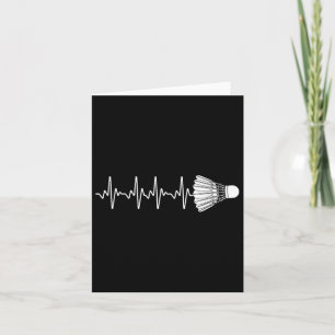 Cool Badminton For Men Women Shuttle Sports Team P Card