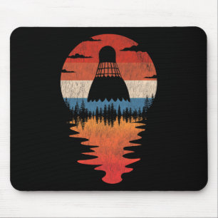 Cool Badminton Retro Vintage Sunset Style  Mouse Mat