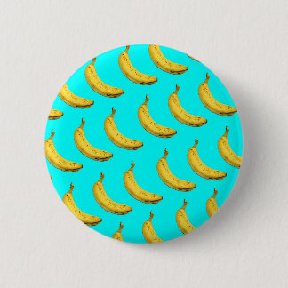 Cool banana 6 cm round badge