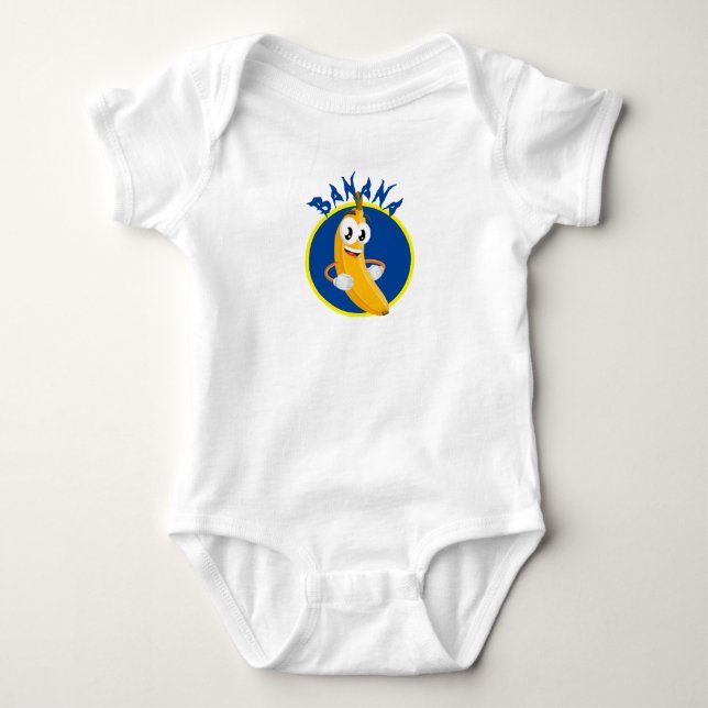 Cool banana baby bodysuit (Front)