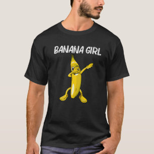 Cool Banana For Girls Kid Dabbing Yellow Sweet Tro T-Shirt