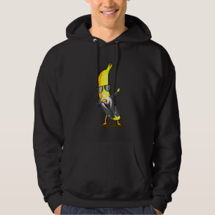 Cool Banana In Suit Dab Dancing Fruit And Sunglass Hoodie