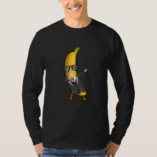 Cool Banana with Suit - Dab Funny Dancing Fruit T-Shirt