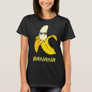 Cool Banana with sunglasses and kissy face  cute f T-Shirt