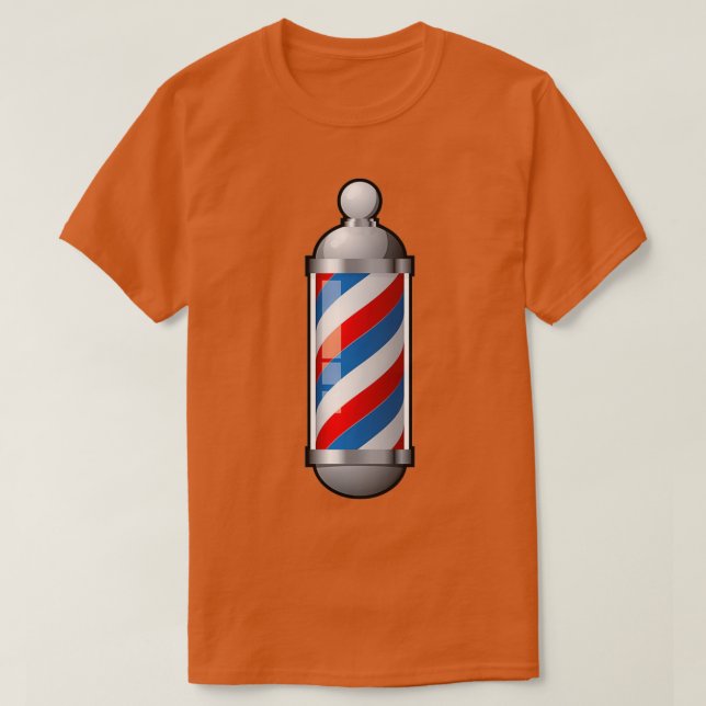 Cool barber pole Design 2 T-Shirt (Design Front)