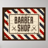 cool Barber shop business retro vintage 
