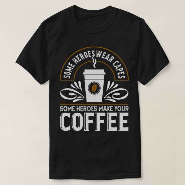 Cool Barista For Men Women Espresso Latte Art Coff T-Shirt (Design Front)
