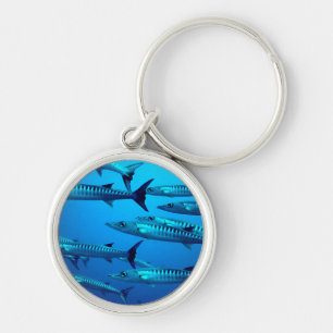 Cool Barracudas Key Ring