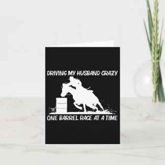 Cool Barrel Racing Art For Women Mum Horseback Rid Card