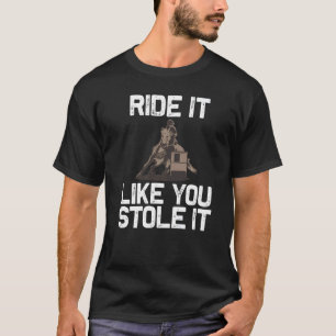 Cool Barrel Racing For Men Women Racer Cowgirl Hor T-Shirt