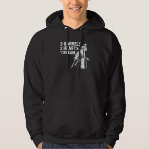 Cool Barrel Racing For Women Men Rodeo Horse Barre Hoodie