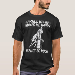 Cool Barrel Racing For Women Men Rodeo Horse Barre T-Shirt